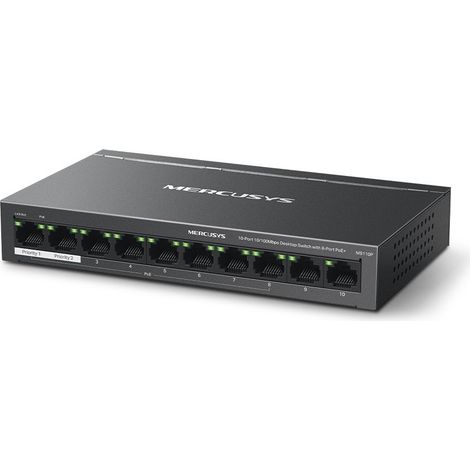 Switch MERCUSYS 10 PUERTOS 10-100 8POE (1/2)