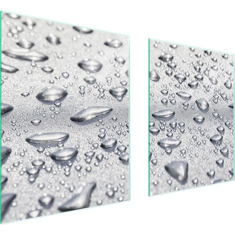 GLASSCHUTZPLATTE FÜR HERD 85x52 DROPS (1/5)