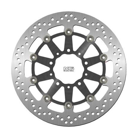 Disco de freno delantero NG para Kawasaki, juego de modelos 2006-2020, flotante