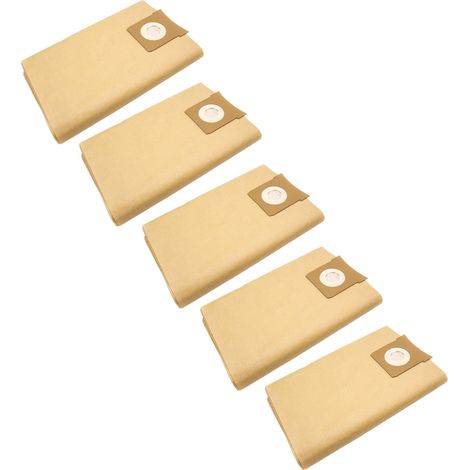 vhbw 50x Sacs compatible avec Parkside PNTS 1500 30/4, 35/5, 23E, 30/7, 30/6, A1, 30/9, 30/8 aspirateur - papier, 83cm x 37cm marron