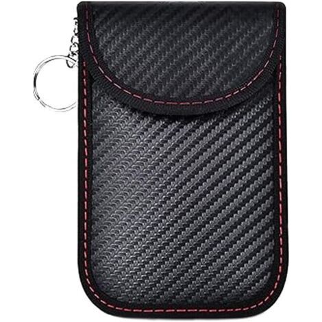 Signal Blocage Faraday Pochette Sac, Anti RFID Clé Voiture, Sac de Protection de Signal de Clé de Voiture, Pochettes Blocage Signal RFID, pour Clé Voiture (1/5)