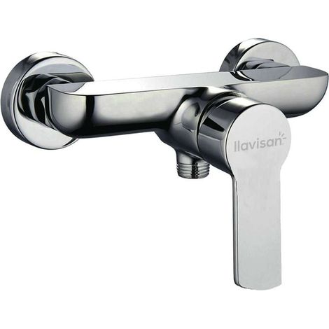 Kibath Grifo de Ducha monomando SIX acabado CROMO brillo fabricado en latón (1/5)