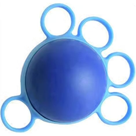 Balle de renforcement des doigts en silicone PU élastique, grip de thérapie manuelle pour l’entraînement à l’escalade et au basketball (1/5)