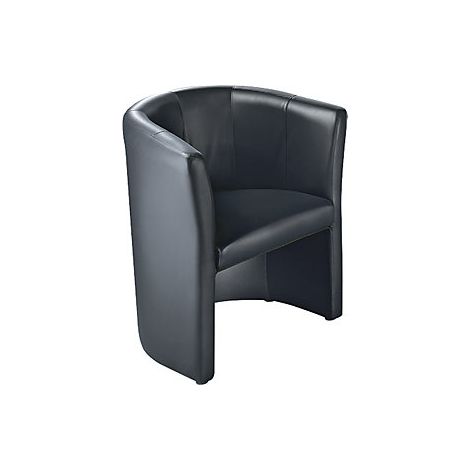 NOWY STYL  Poltrona club  rivestimento pelle/similpelle  nero