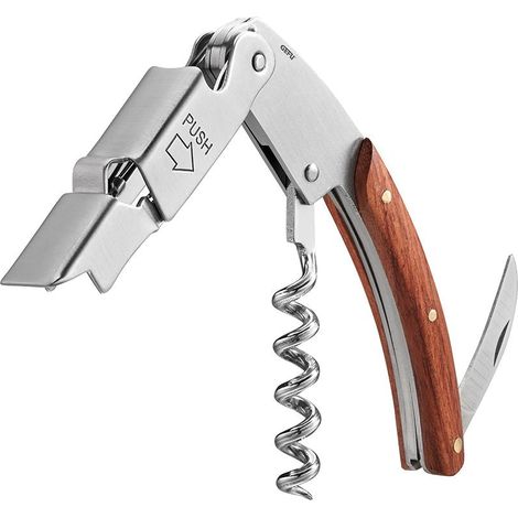 Cavatappi Coltello Sommelier PALISSA 10.7x3.2x1.5 cm Acciaio Inox Legno Palissandro Gefu