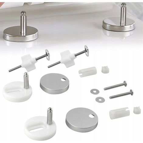 Befestigungsschrauben, Griffe, Stifte, Scharniere für Toilettensitz