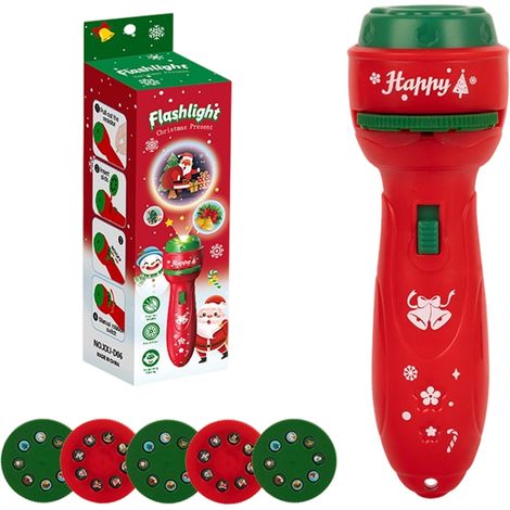Projecteur Lumineux Noël - Flashlight Projecteur Motifs Festifs Mur Plafond - Pour Enfants À Partir De 3 Ans - 1 Pièce (1/5)