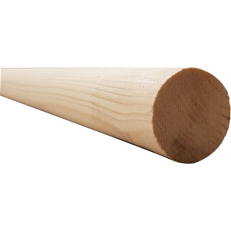 Main Courante Sapin Ronde ø42 Mm Longueur      295 Cm
