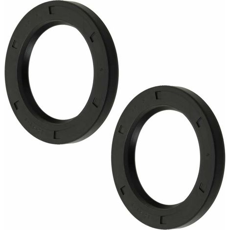 2x Joint d'arbre bague à lèvre pour l'étanchéité des composants mécaniques rotatifs DIN 3760 Huile Transmission Moteur Spi Mécanique Bourrage Ressort, 8 x 18 x 6 (1/3)