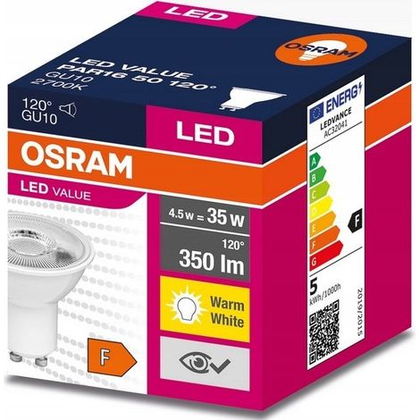 Lampadina greenice value gu10 4.5 W 350 lm