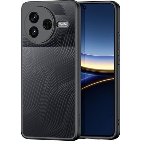 Coque de protection pour Xiaomi Poco F7 Pro - Ne jaunit jamais - Bordure en TPU souple + PC rigide transparent - Anti-chocs - Protection de l'appareil photo - Fine et légère - Transparent (1/5)