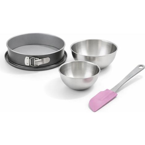 Set de 4 ustensiles de pâtisserie moule à gâteaux 2 bols et spatule pâtisserie Zenker Energy (1/5)