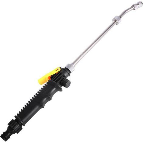 2-in-1 Hochdruckreinigungslanze mit verstellbaren Düsen und abnehmbarem Schlauch, kompatibel mit Standard-Autoschlauch.