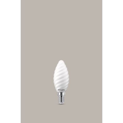 Lampadina LED dimmerabile fiamma smerigliata ritorta e14 470 Lm 40 W bianco caldo, OSRAM OSRAM