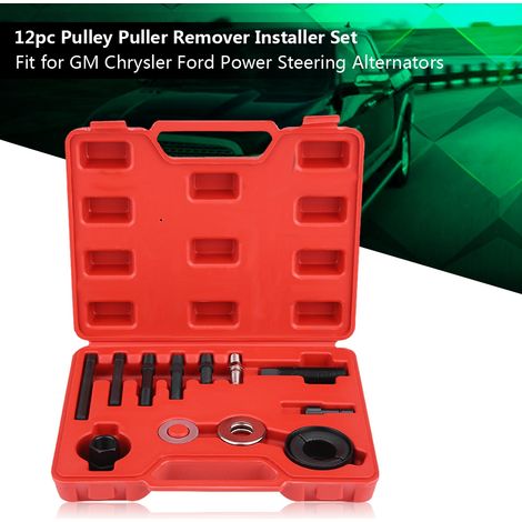 Lot de 12 extracteurs de poulies pour alternateurs et directions assistées GM, Chrysler, Ford - Kit de démontage et montage (1/5)