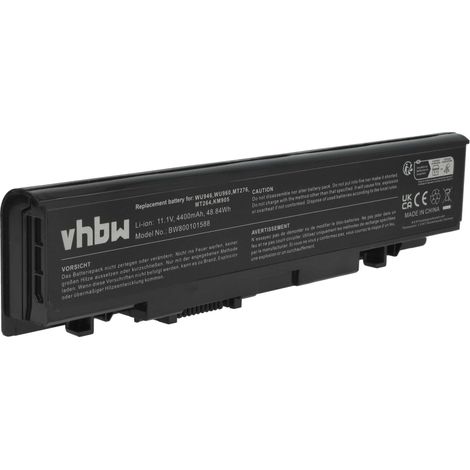vhbw Akku Ersatz für Dell KM958, 312-0701, 312-0702, KM965, MT264, KM898, KM901, A2990667, KM887, KM904, KM905 für Notebook (4400 mAh, 11,1 V, Li-Ion) (1/5)