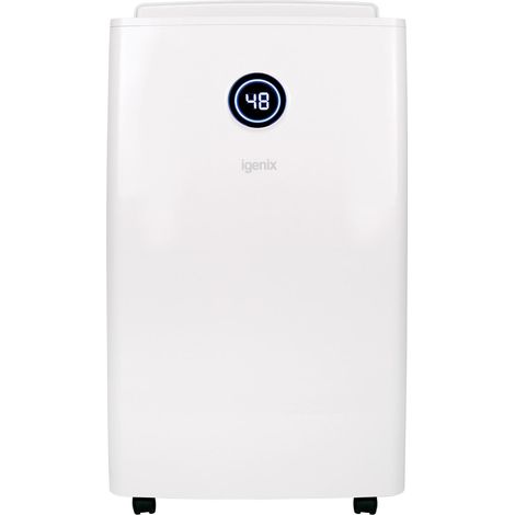 Igenix Portable Dehumidifier, Extracts 20 Litres per Day - IGDH020W