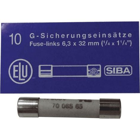 FUSIBLE CERAMIQUE 6.3X32MM 8 A TEMPORISE POUR MICRO ONDES - 362073