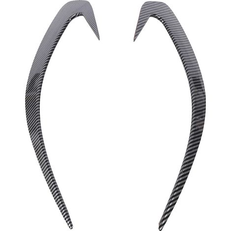 Couvercle de ventilation de pare-choc arrière, Style sportif extérieur ABS, cadre de séparation latéral, garniture de remplacement pour Miata ND 2016 + Fiber de carbone (1/5)