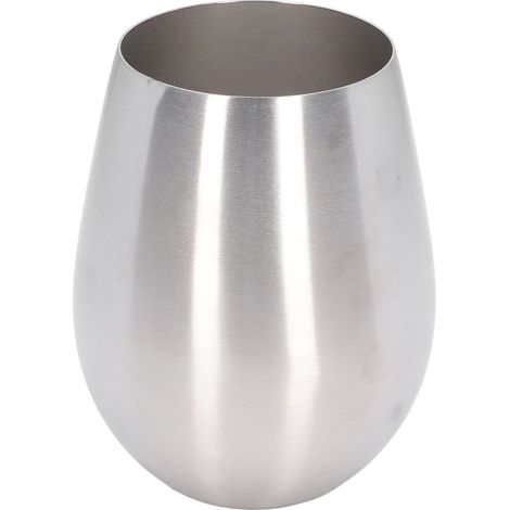 Verres à vin en acier inoxydable, prise en main confortable, bord métallique, sûrs, pratiques, portables et faciles à utiliser. (1/5)