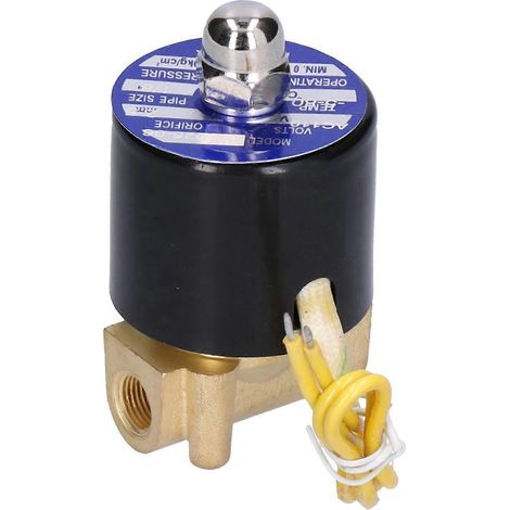 Kleines elektrisches Magnetventil, normalerweise geschlossen, für Wasser, Luft, Diesel, 1/8 Zoll, 2W‑025‑06AC110V