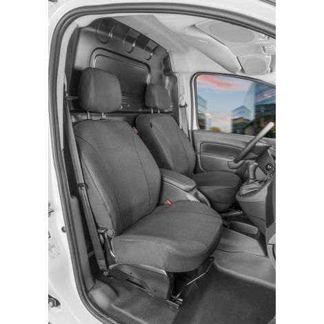 Housse de siège Transporter en tissu pour Mercedes-Benz Citan W415, 2 sièges simples à l'avant (1/4)