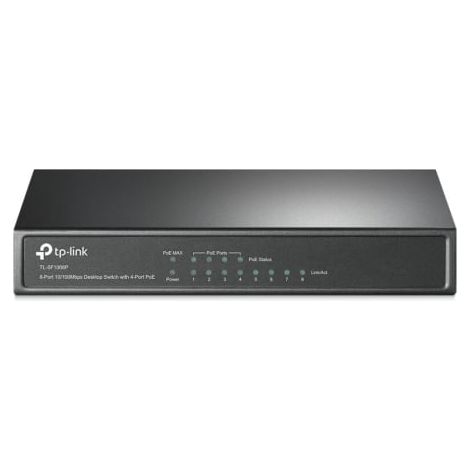 Switch TP-Link SF1008P 8 Puertos/ RJ-45 10/100 PoE