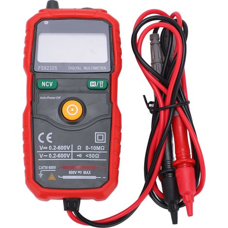 Multimètre FS8232S intelligent, anti-brûlure, haute précision, voltmètre industriel robuste pour électricien (1/5)