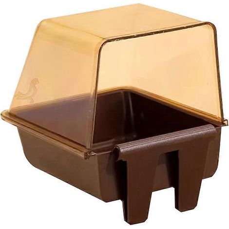 Kunststoff-Vogelbadewanne, Duschbox, Papageien-Käfig-Hängeschale