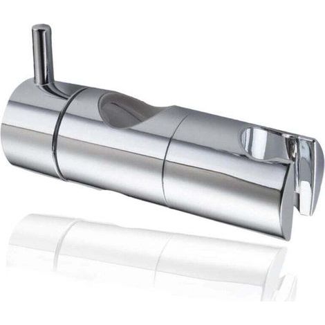 Duschkopfhalterung, Handbrausehalterung mit Saugnapf, Wandhalterung für Duschkopf, universeller, austauschbarer Duschgleiter (22 mm, Silber) (1/4)