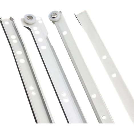 350 mm diapositiva cassetto ferroviario, diapositiva cassetto, acciaio, glissiere cassetto parziale di uscita, di carico 10 kg – installazione facile e fluido (1/5)