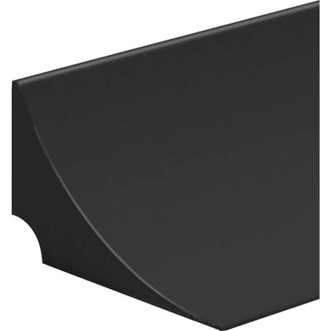 (black 100cm)Silicone Water Waterstop Strip Barrier Bathroom Kitchen Floor Retaining Waterproof Barrier Bendable Countertop Waterstop Strip (1/4)