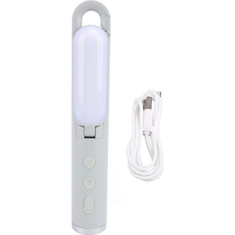 Lanterne de camping pliable, lampe torche rechargeable USB, lampe de tente multifonction avec crochet pour les pannes de courant, usage intérieur et extérieur, verte (1/5)