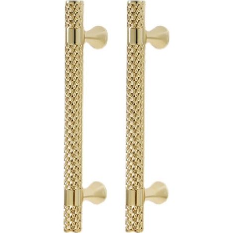 Poignée Meuble Dorée - Poignées Cuisine Entraxe Trou Tiroir en pour Placard Salle Bain Bureau 2 pièces 192 mm Alliage De Zinc (1/5)