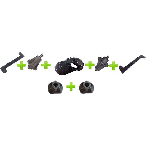 Bausatz Mähwerk Rasentraktor 92 + Nabe + Klingenhalter CASTELGARDEN