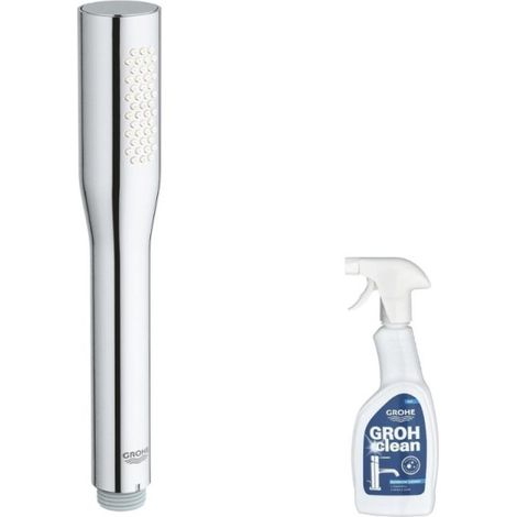 Pommeau de douche GROHE Quickfix Vitalio Get Stick + nettoyant GrohClean