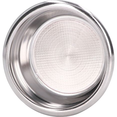 Porte-filtre en acier inoxydable, bol filtrant poreux 2 tasses, accessoires pour machine à café, poignée de 58 mm (1/5)