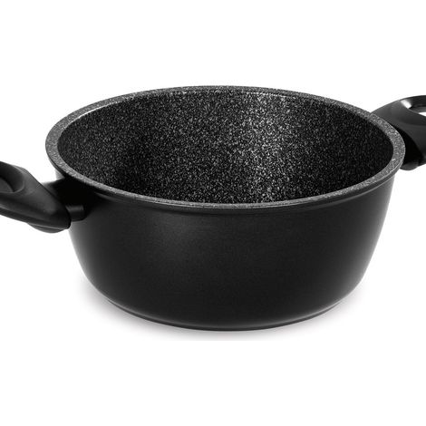 Barazzoni Granitica Extra Cacerola Inducción Aluminio Antiadherente Marmotech 16 Cm (1/5)