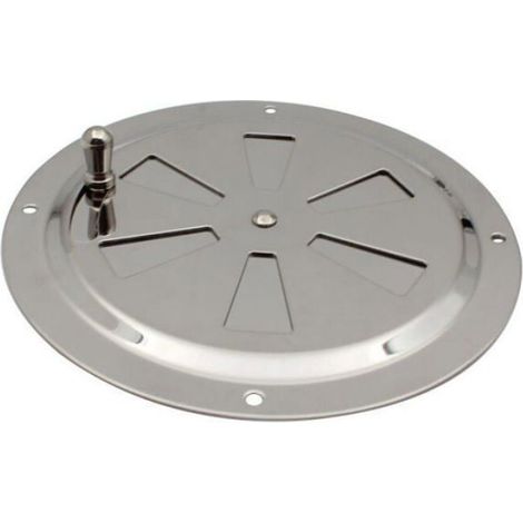 Grille d'aération en une seule pièce Aérateur rond et réglable Entrée et sortie d'air en acier inoxydable - 1253mm (1/4)