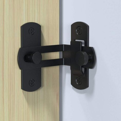 2 pièces de fixations de serrure de porte à angle droit, boulon (1/4)