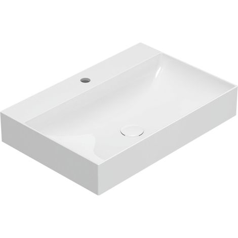 Lavabo en céramique 70x47 cm Globo T-EDGE B6R70BI  Blanc - Céramique
