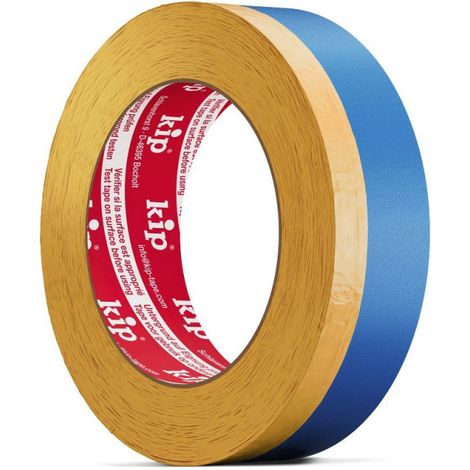 KIP Abdeckband 367 WASHI-TEC® MULTI-TAPE glattgelb / blau Länge 25 m Breite 30 mm