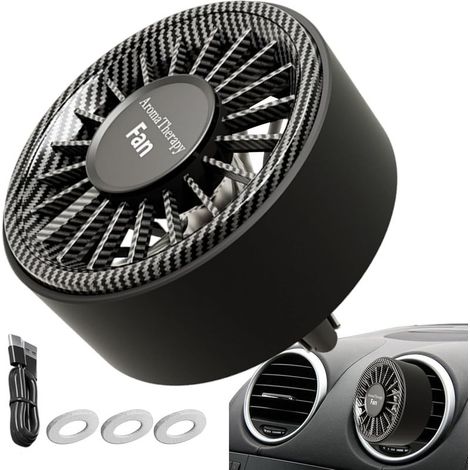 Générique Ventilateur D'Aération Auto Mini Refroidisseur Portable (1/5)