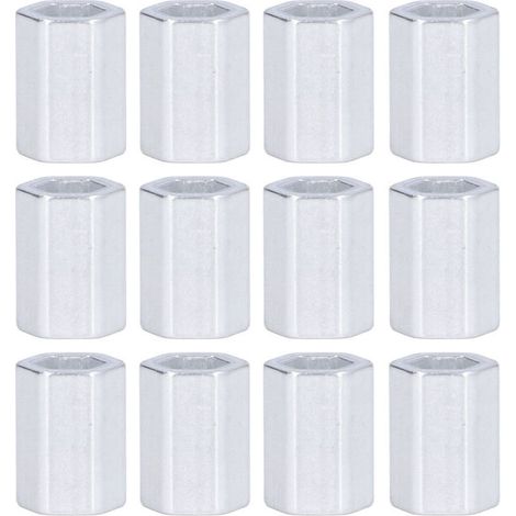 12 Pièces Entretoises en Aluminium à Trou Hexagonal, Résistantes à la Corrosion, pour Arbres de Moteur, Diamètre Intérieur 8mm, Longueur 16mm (1/5)