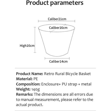 Panier de vélo enfant, panier avant pour guidon, panier en rotin synthétique pour vélo, panier de rangement pour vélos (1/5)