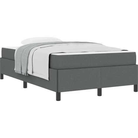 Maison Exclusive - Letto a molle Grigio scuro 120 x 200 cm Tessuto