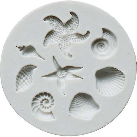 DIY Fondant Silikonform Ton Weiche Keramik DIY Marine Serie Modellieren (1/5)