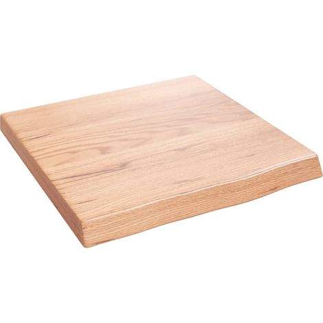 Étagère murale multiposition - Meuble Étagère murale marron clair 40x40x4 cm bois chêne massif traité -BV61755 (1/4)