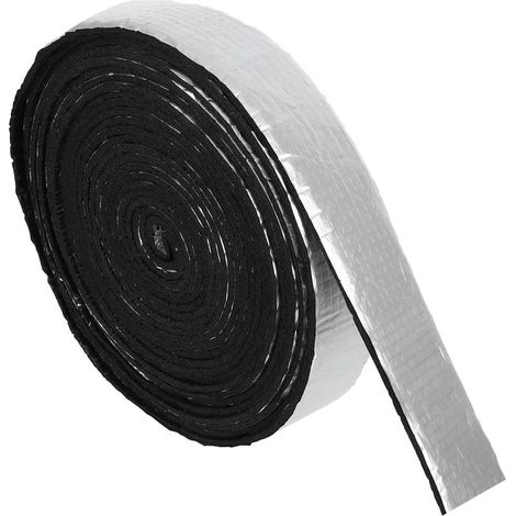 Ruban Isolant Thermique en Film Plastique Autocollant pour Tuyaux et Conduits, Rouleau 5 CM X 10 M, Isolation Extérieure et Calorifugeage pour Chauffage Domestique (1/5)