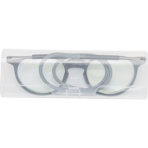 Lunettes de lecture anti-lumière bleue vintage avec liaison magnétique avant (+200 gris) (1/5)